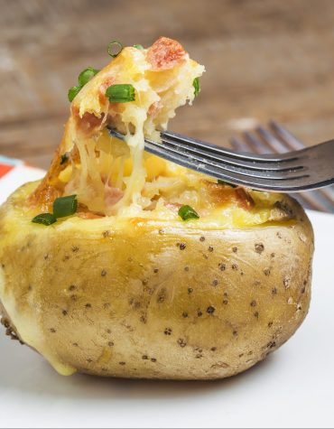 Batata recheada saudável